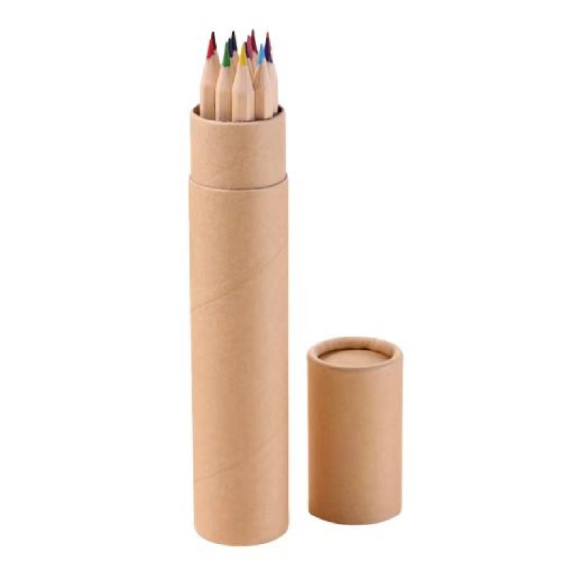 12/18/24/36Colors Student Kids Drawing pencils Customized Plastic Color Pencil Set